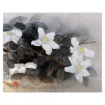 日本画 花と葉のデザイン 木版画のことなら『木版画 版元 芸艸堂 Woodblock print』