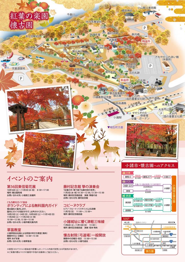 紅葉まつりチラシ裏面